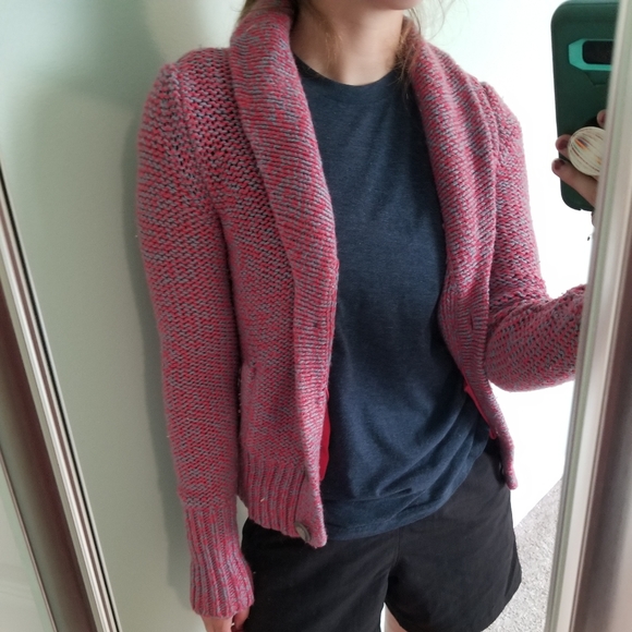 AEO chunky sweater cardigan - Picture 3 of 6